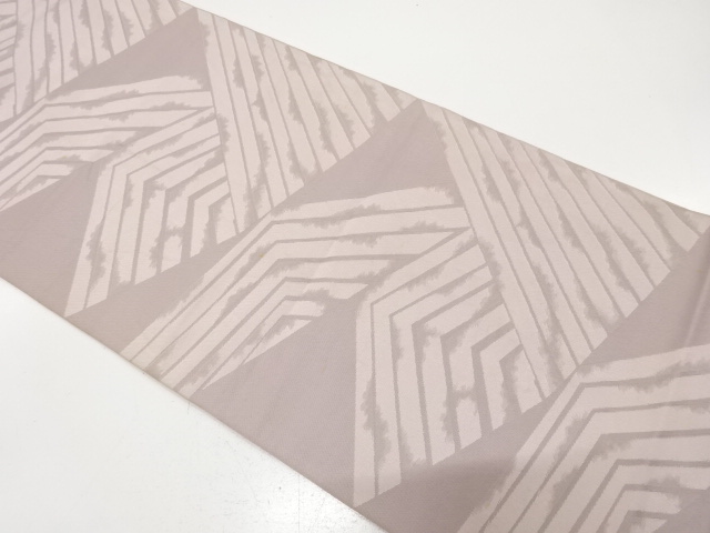 アンティーク　幾何学模様織り出し袋帯（材料）